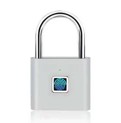 スマートバイオロック 指紋パッドロック 屋外USB充電