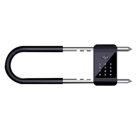 スマート指紋 U 形パッドロック USB充電 高セキュリティ